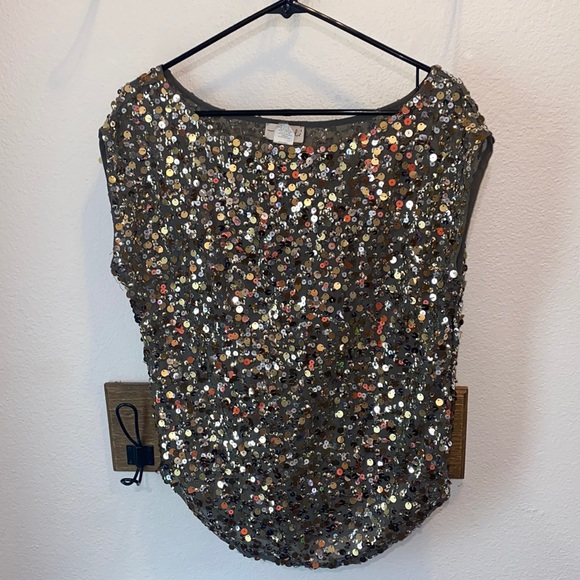 Sequin gold shirt size xs - Picture 1 of 2